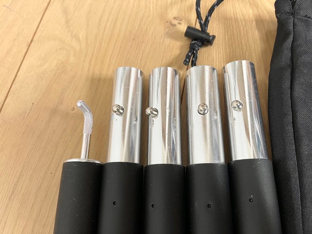 DOD ビッグタープポール フタマタノバシ　ポールエンド　セット