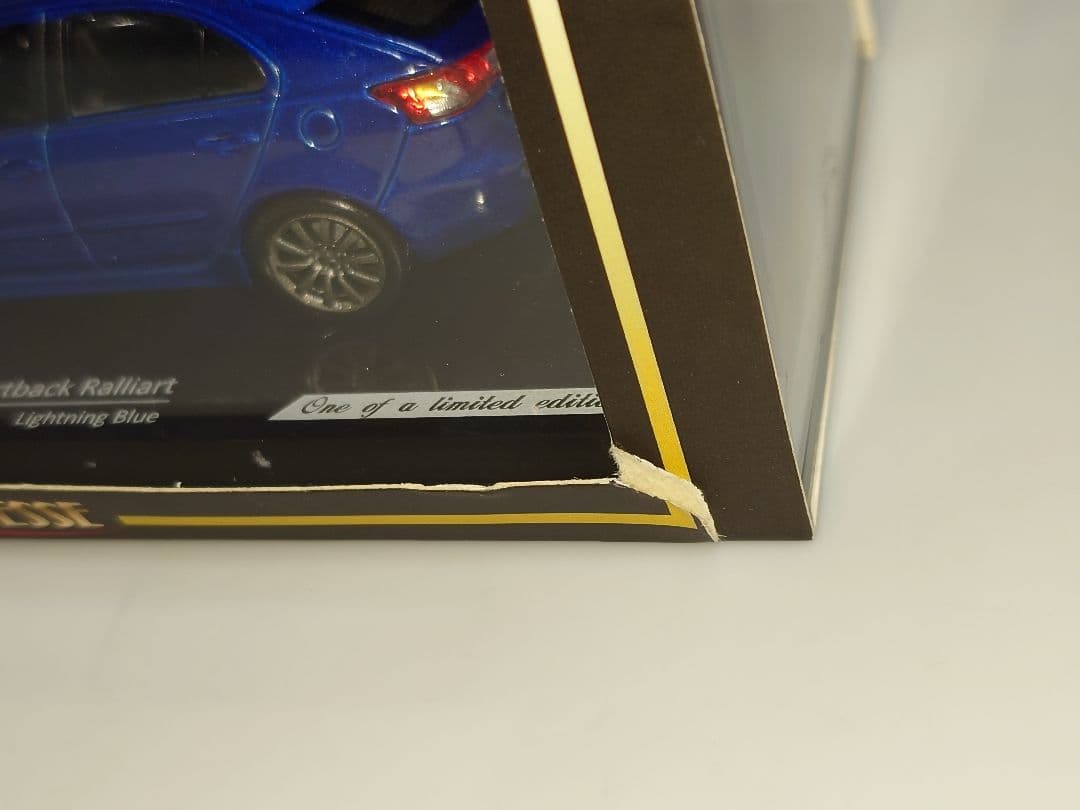三菱 ランサースポーツバック 1/43 ミニカー ブルー ビテセ