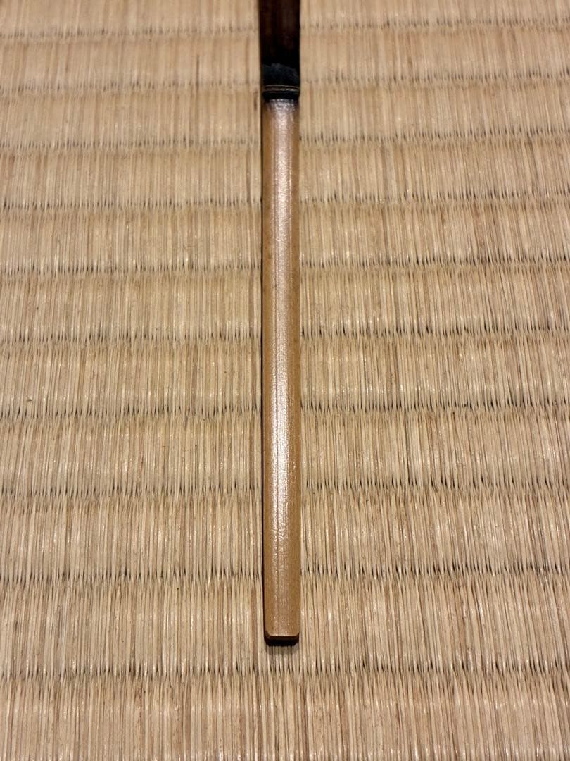 茶道具　浸竹茶杓　銘『明歴々』 南宋寺 田島碩應書付　久保左京削り