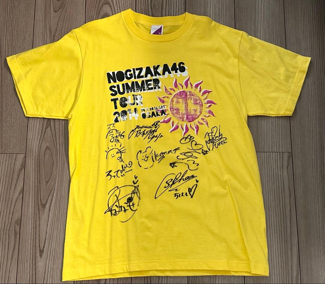 乃木坂46 サイン入りTシャツ 真夏の全国年ツアー2014