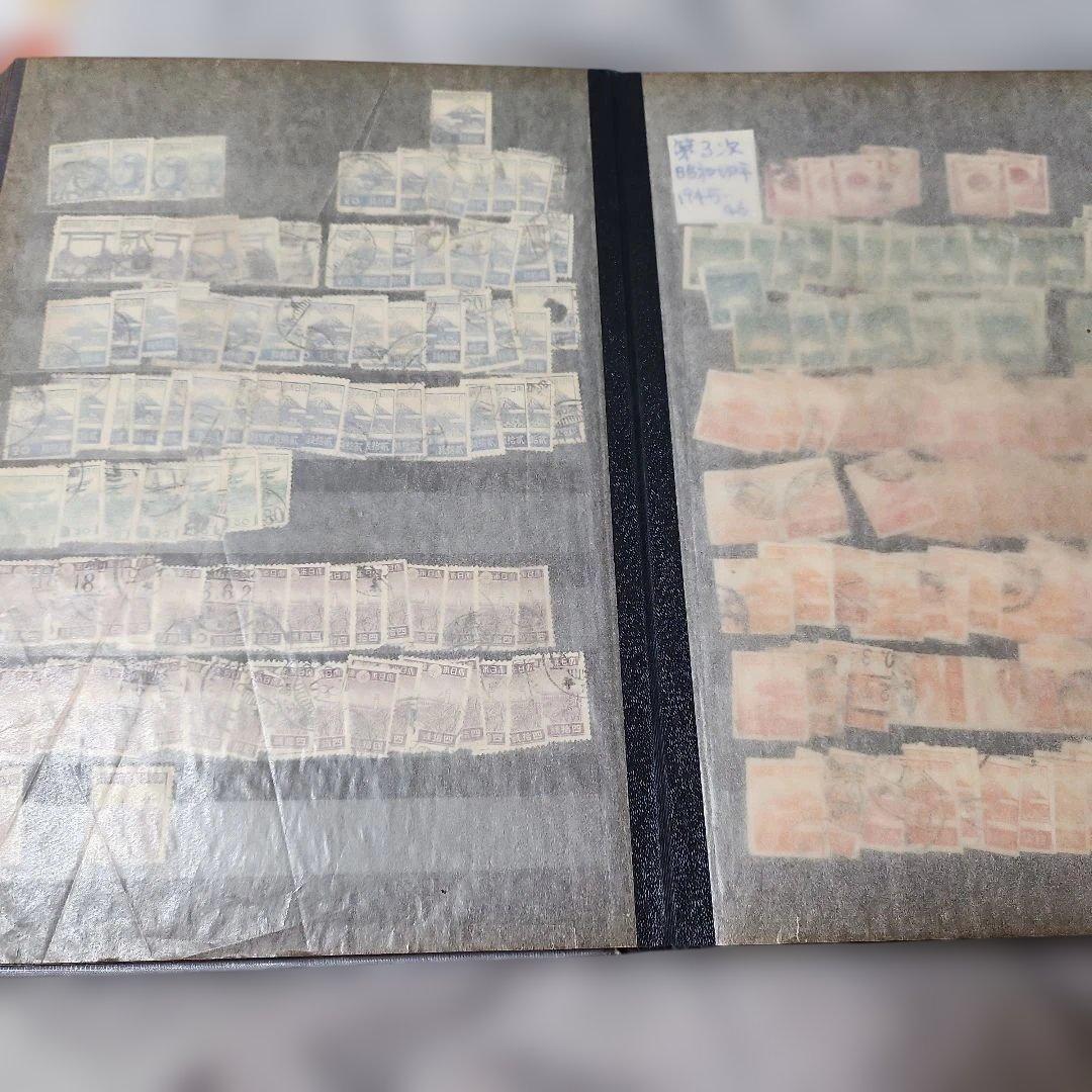 #1 昭和使用済み切手　1冊