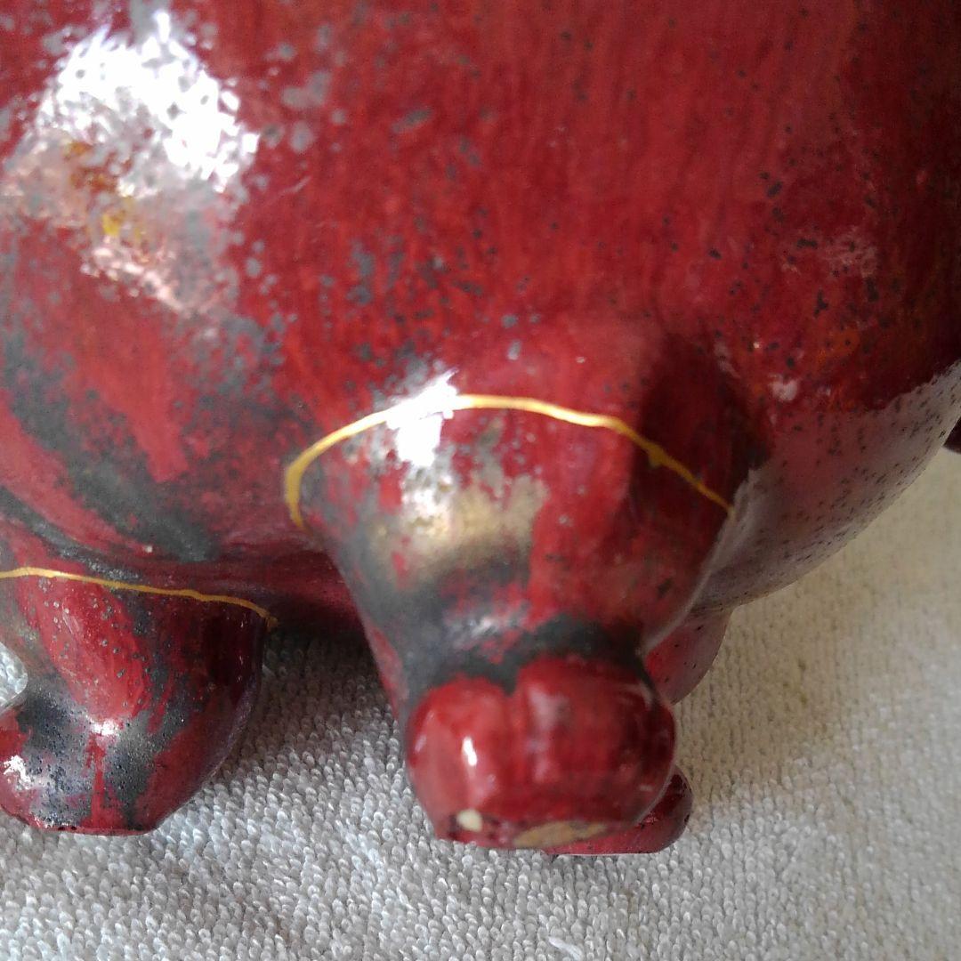 有田、杉原一壺作　辰砂香炉