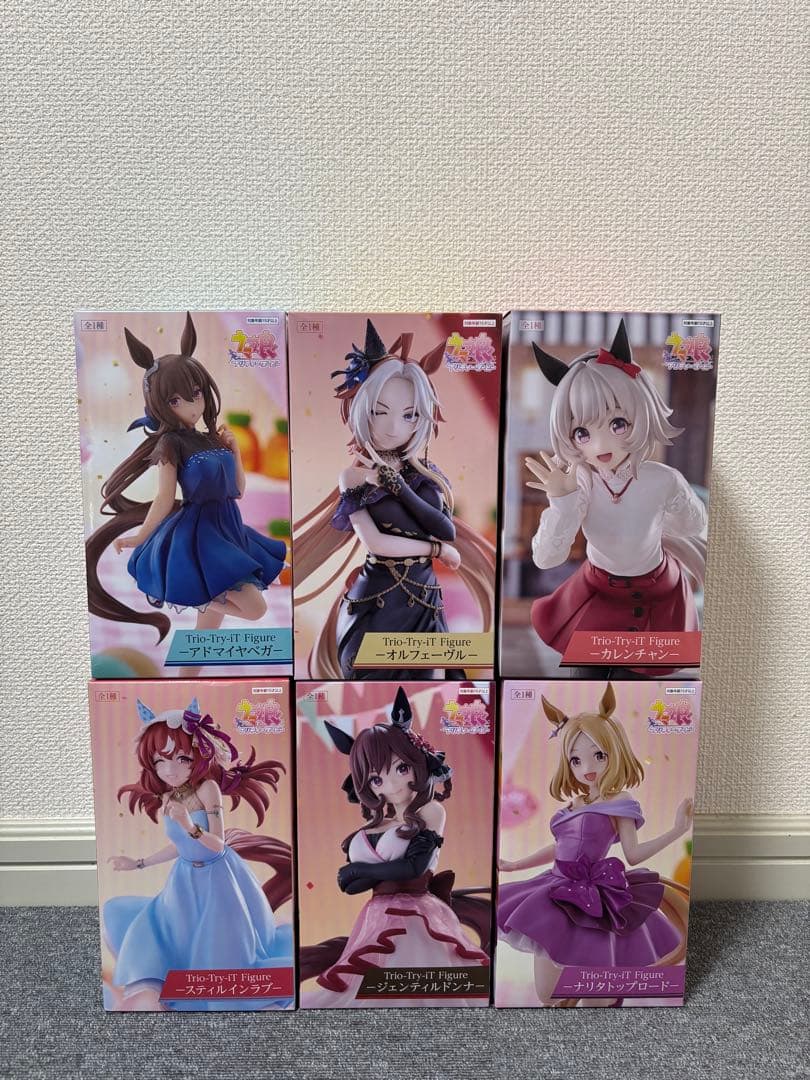 ウマ娘プリティーダービーTrio Try-Figure6種セットラウンドワン限定