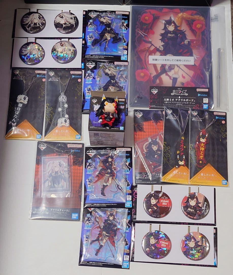 一番くじ ホロライブ ～Villain Style～ 大神ミオ　獅白ぼたん