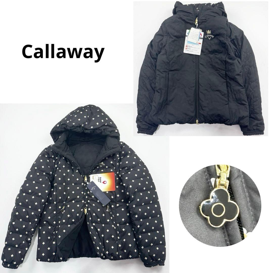 タグ付未使用品✨キャロウェイ ダウンジャケット リバーシブル 花柄 6WAY