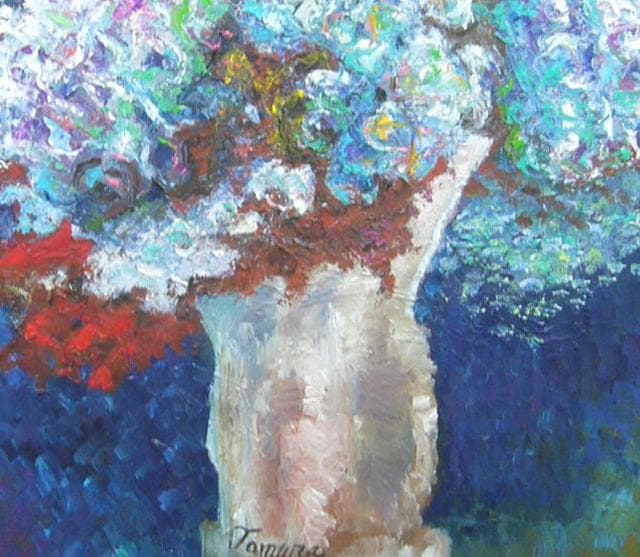 絵画 田村隆枝 油絵 肉筆油絵 抽象画 静物画 F15号