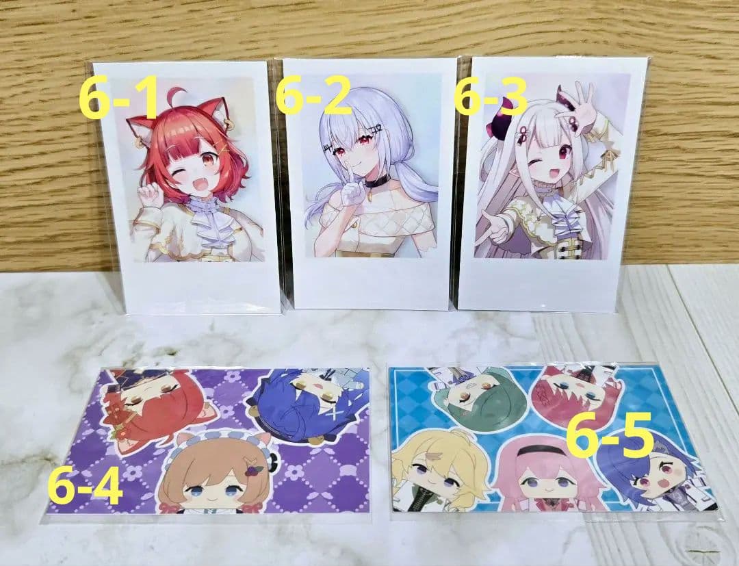 にじさんじ ポストカード カード チェキ ステッカー