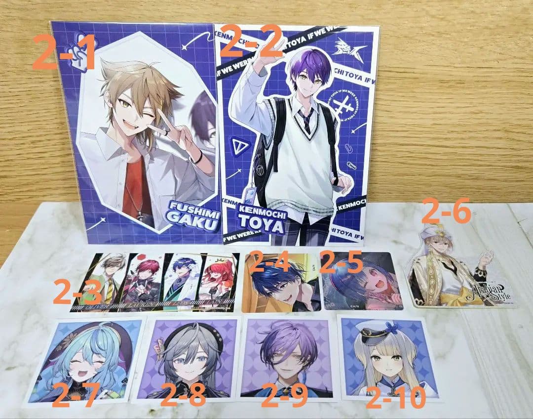 にじさんじ ポストカード カード チェキ ステッカー