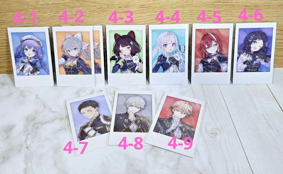 にじさんじ ポストカード カード チェキ ステッカー