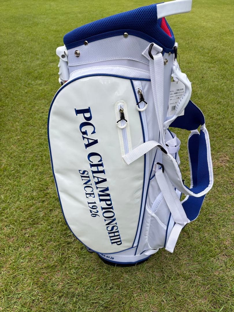 PGA CHAMPIONSHIP キャディバッグ ホワイト・ブルー