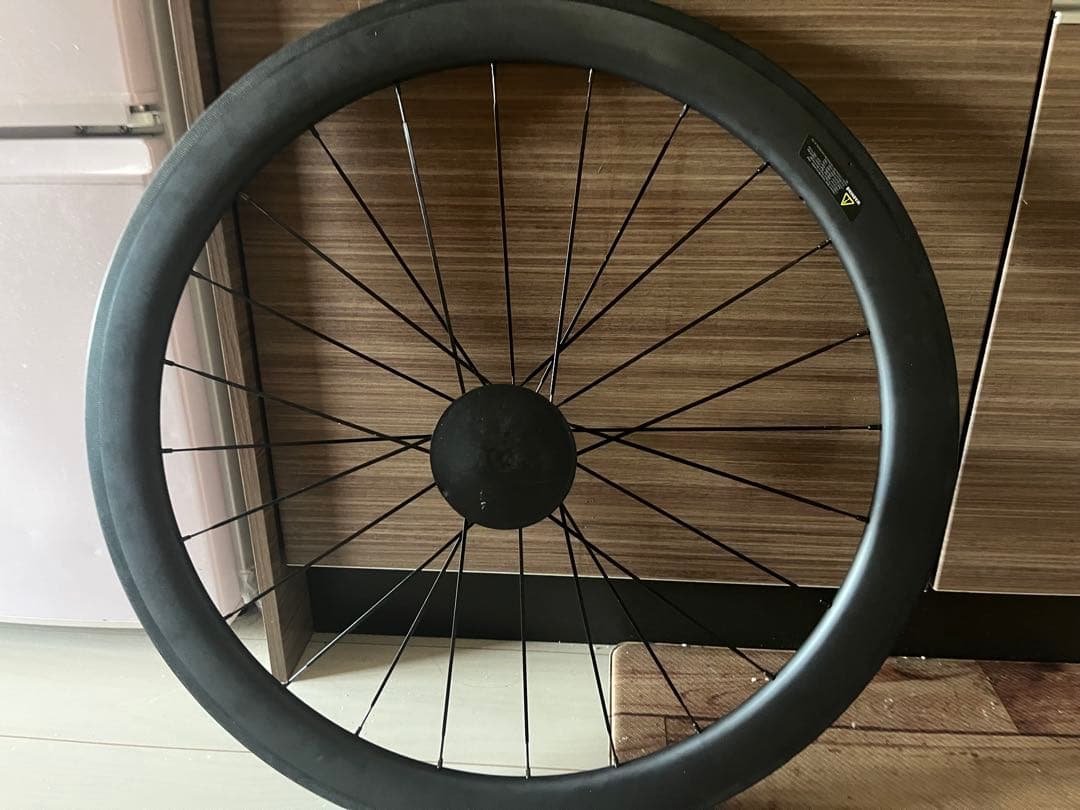 新品未使用　カーボンリムブレーキ用ホイールセット50mm／シマノ11・12速対応