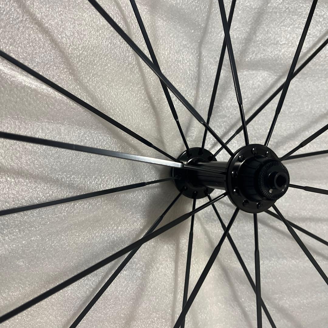 新品未使用　カーボンリムブレーキ用ホイールセット50mm／シマノ11・12速対応