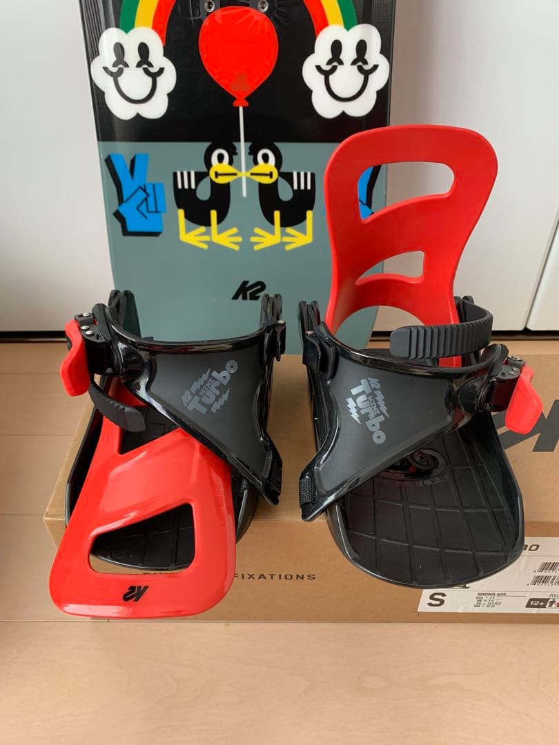 K2 MINI TURBO キッズスノーボード3点セット 130cm
