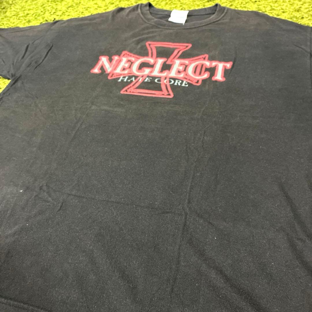 ミュージシャン 90s NEGLECT HATE CORE BAND T XL