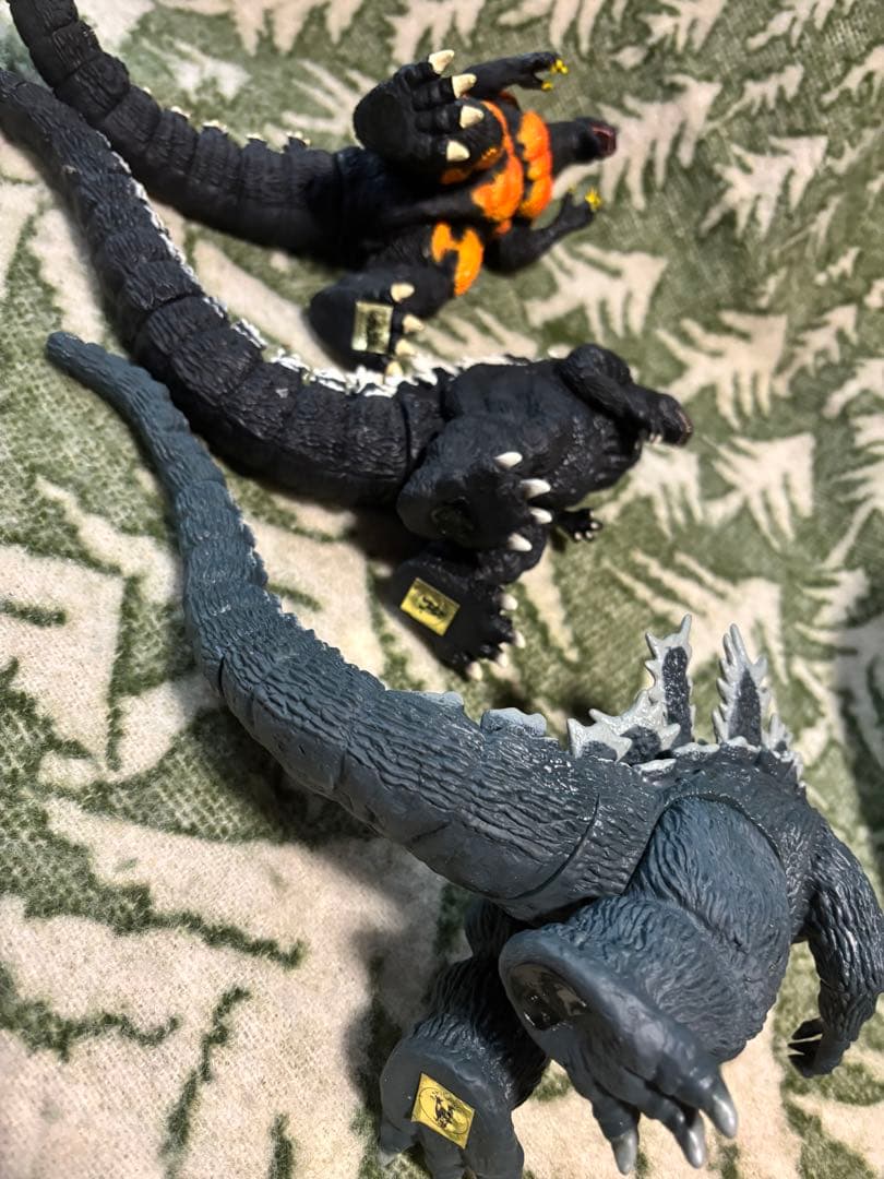 レア　20年以上前のコンコルド社製　ゴジラ3体 バーニングゴジラ