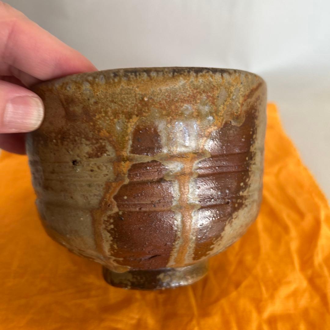 『値引き』【貴重】備前焼 人間国宝 藤原啓作 茶椀　 抹茶碗