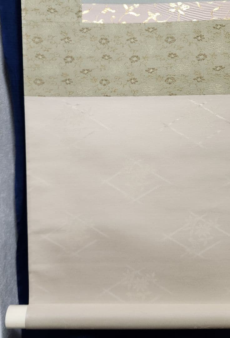 【夜桜図】智 2613 花見 月 共箱　掛け軸　肉筆