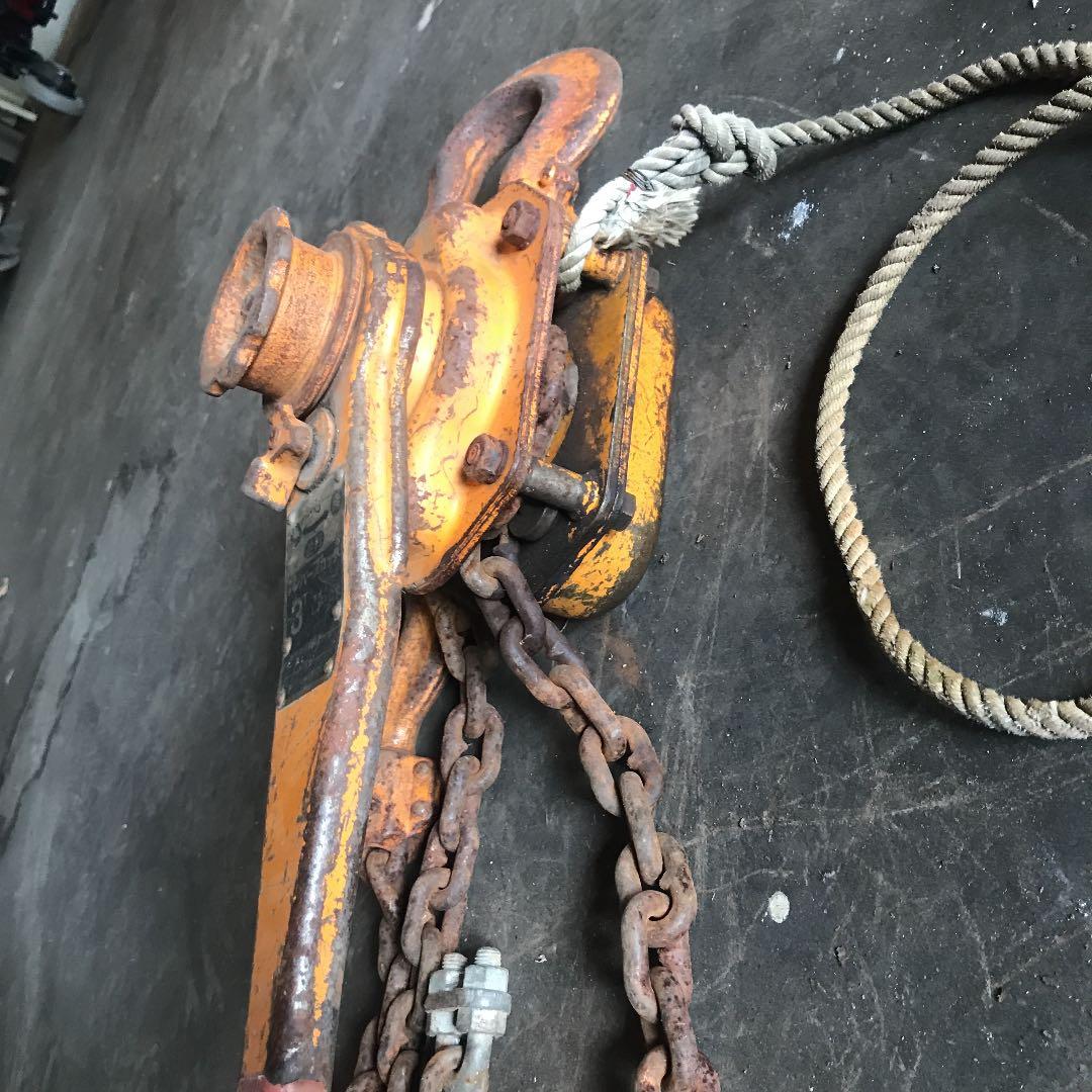 キトーレバーブロック　KITO 荷締め機ガッチャ 中古　トラック　トレーラー