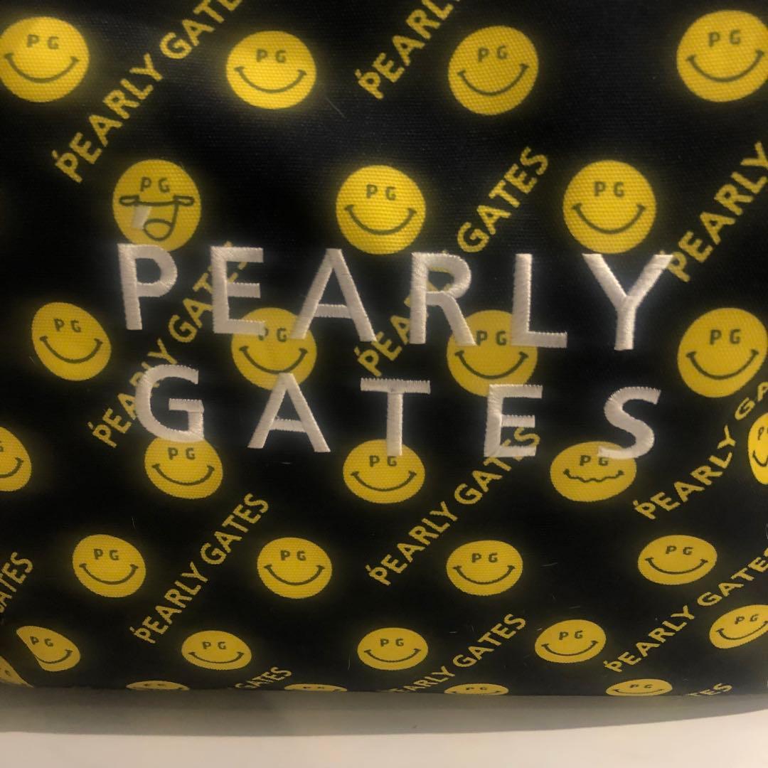 【未使用】パーリーゲイツ　ニコちゃん　総柄　ボストンバック　希少　ゴルフ　PG