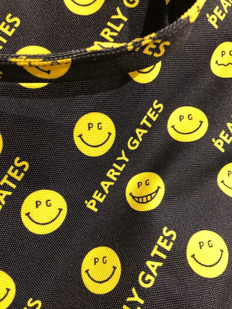 【未使用】パーリーゲイツ　ニコちゃん　総柄　ボストンバック　希少　ゴルフ　PG