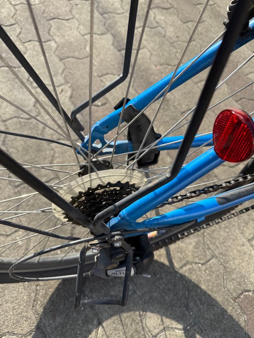 【引き取り】Panasonic ハリヤ電動アシスト自転車 ブルー