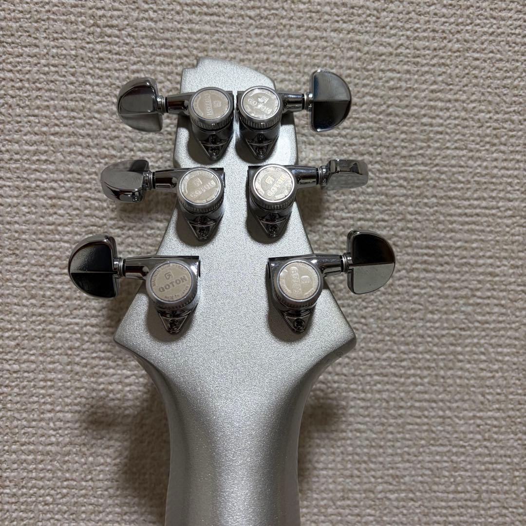 希少 SWITCH VIBRACELL CUSTOM シルバー エレキギター