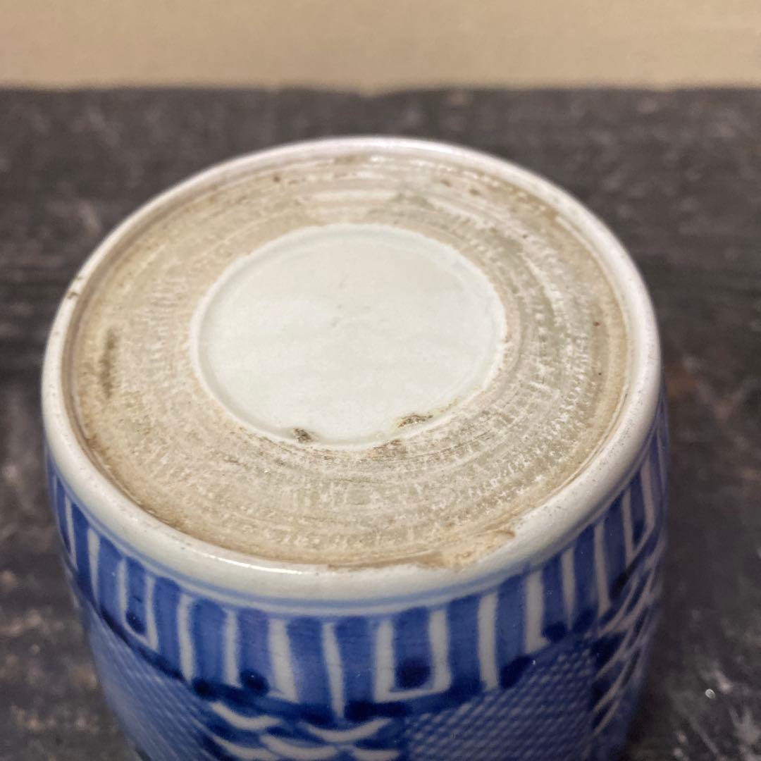 市松文蕎麦猪口