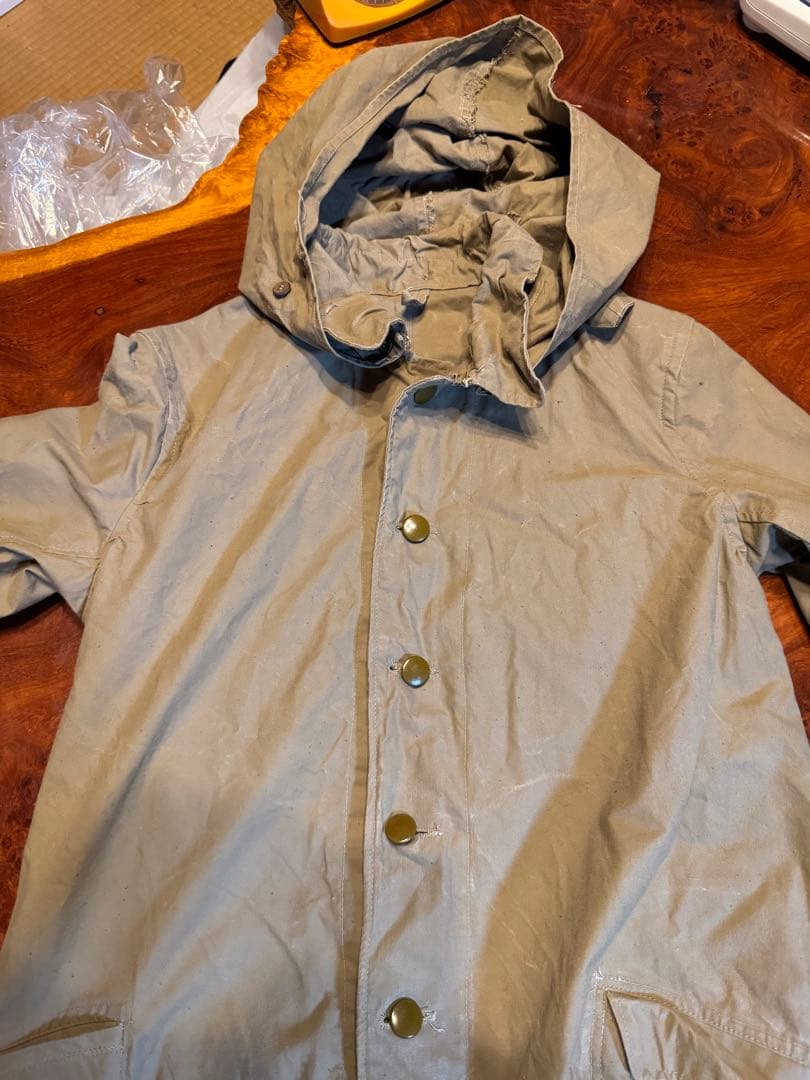 旧日本軍陸軍　雨外被　三色中號　昭和一九年製