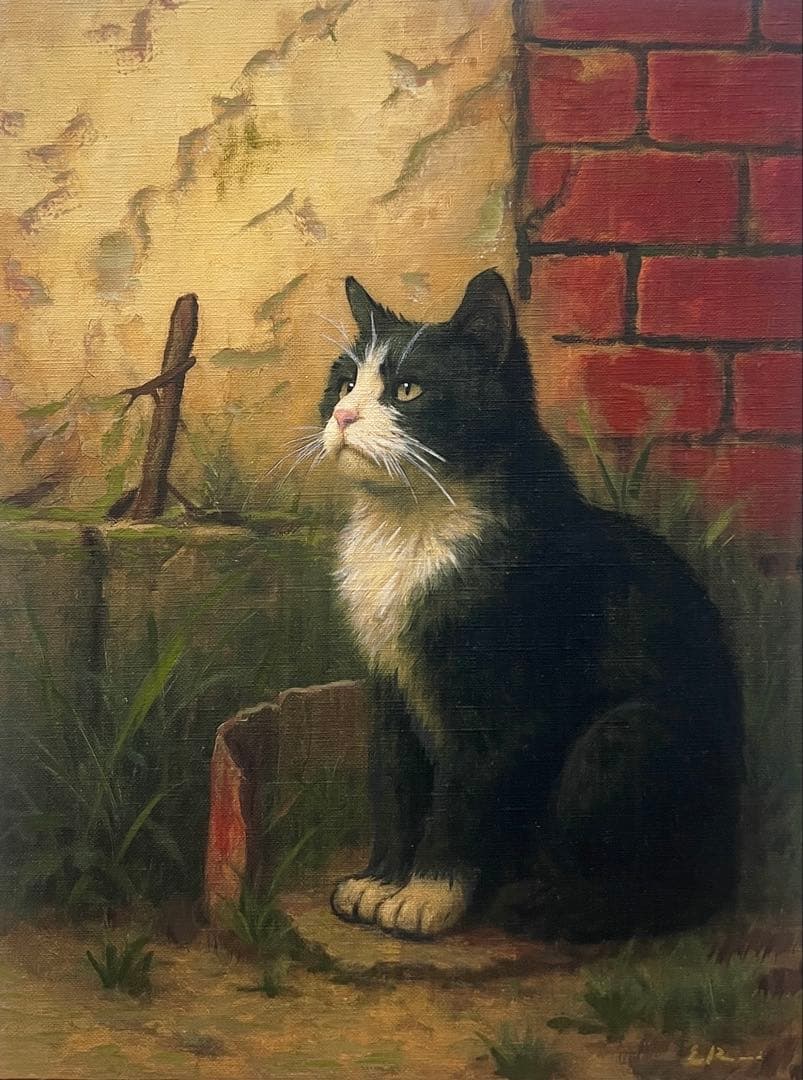 (F6号)安藤絵流【俺がボスだ・ハチ】表サイン有/裏共シール有/真作/d