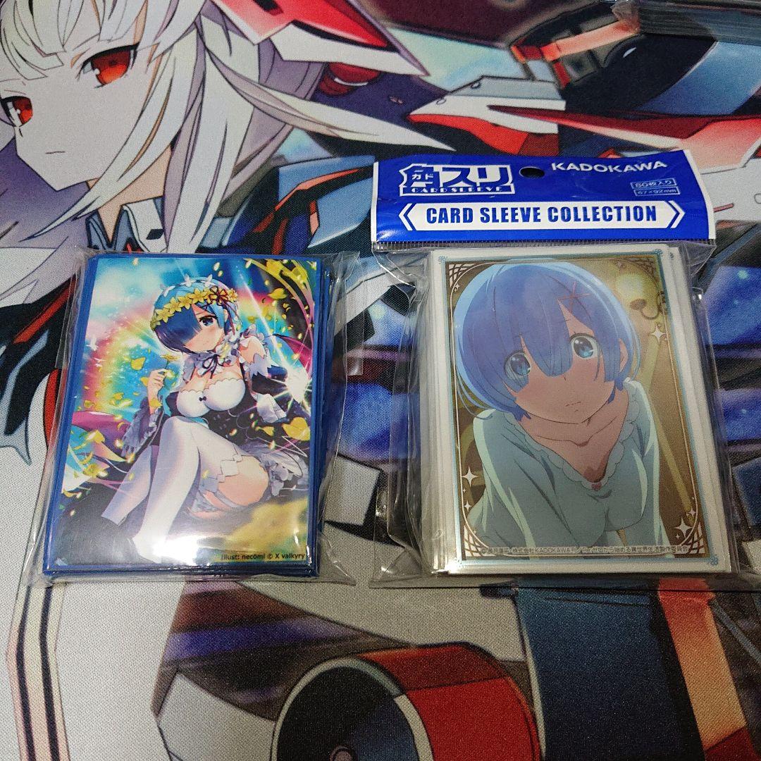 リゼロ レム スリーブ ・ デッキケース etc. サプライ 鬼がかりセット