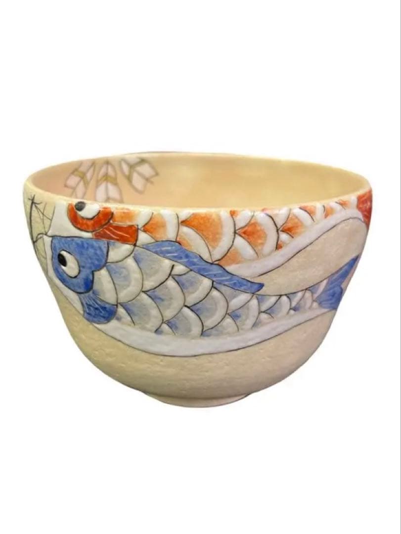 茶碗　御本　鯉のぼり　八木海峰　抹茶茶碗　抹茶碗　茶道具　抹茶