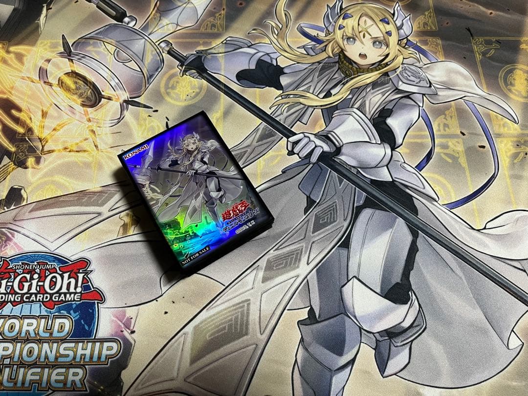 遊戯王　公式　WCQ プレイマット　スリーブ　エクレシア