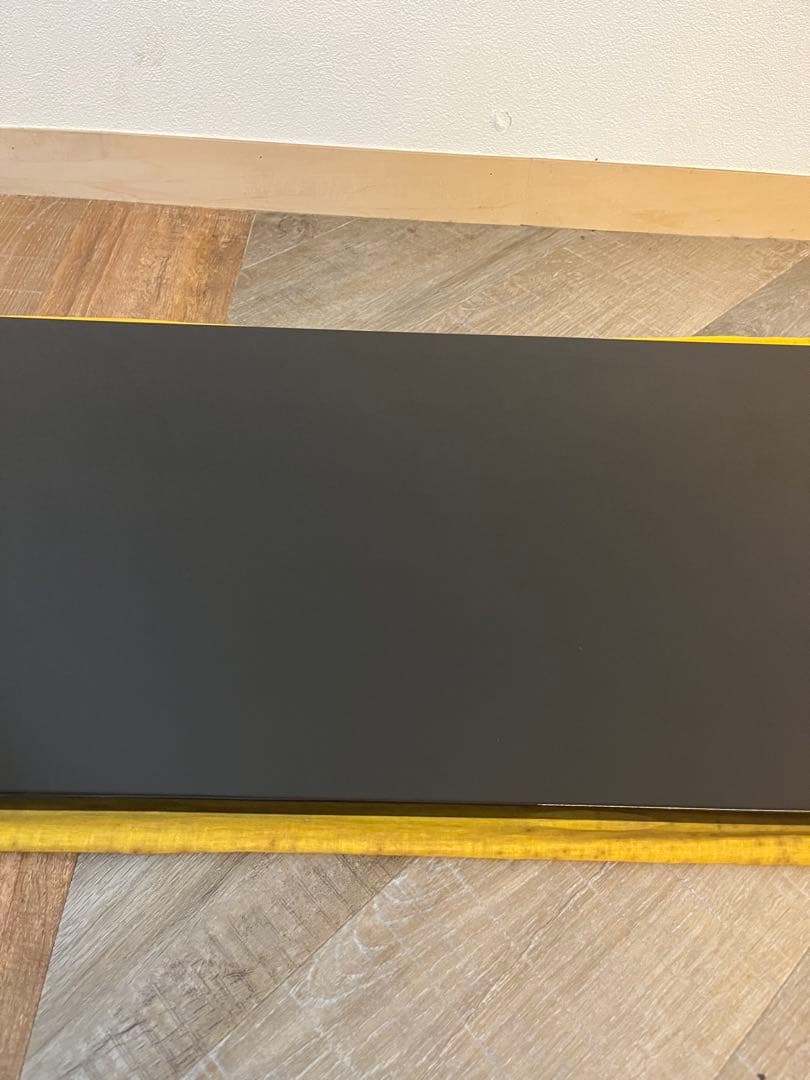 美品 茶道具 輪島塗 黒真塗 長板 炉用 風炉用 壱双 共箱 木製漆器