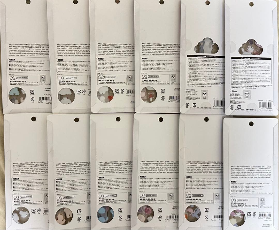 激レア！正規品ボンボンドロップシール　ディズニー12種類まとめ売り（通常サイズ）