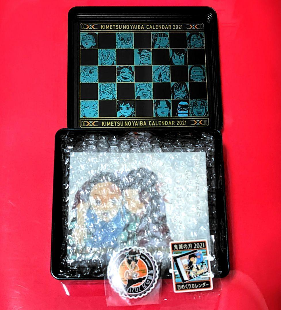 鬼滅の刃 コミックカレンダー2021 特製缶入り 日めくりカレンダー