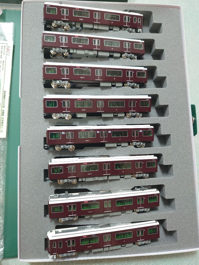 最新8両 阪急 9300系 京都線 10-1822 1823 側面幕仕上品