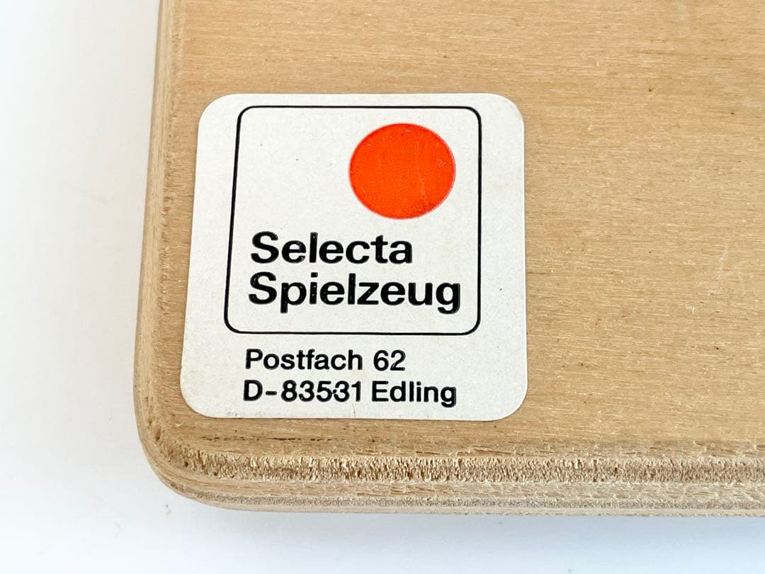 稀少　ドイツで購入　Selecta社の上質な木製の天秤おもちゃ　インテリアにも