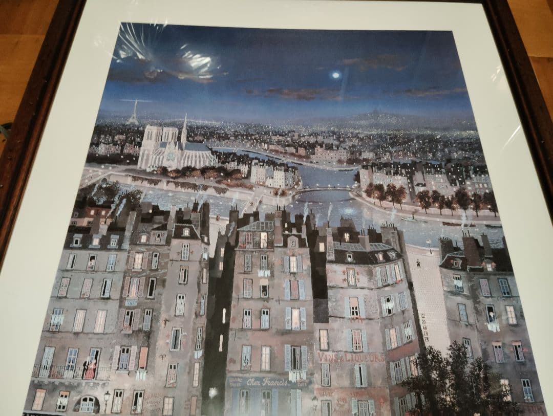 ミッシェル・ドラクロワ「夜のパリ」