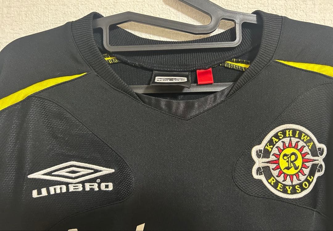 【美品】柏レイソル 選手用練習着 支給品 長袖シャツ 黒 XO REY品番