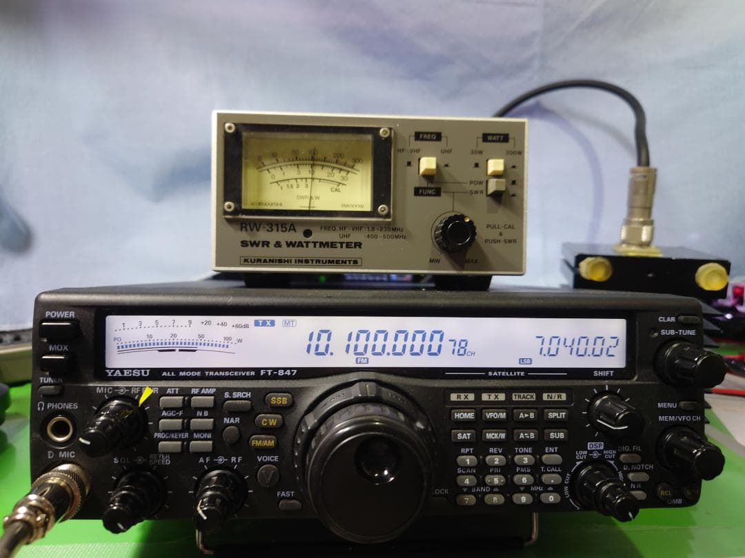 m*y様 YAESU FT-847 コリンズメカフィル付き 美品