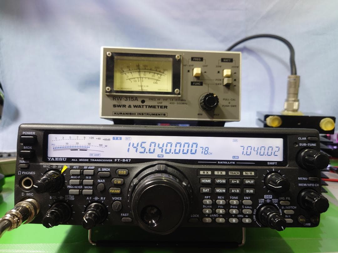 m*y様 YAESU FT-847 コリンズメカフィル付き 美品