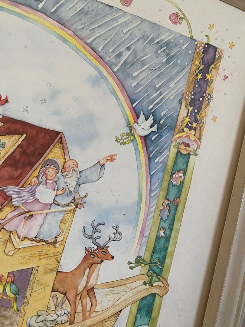 Debbie Kingston Baker Noah's Ark 水彩　絵画