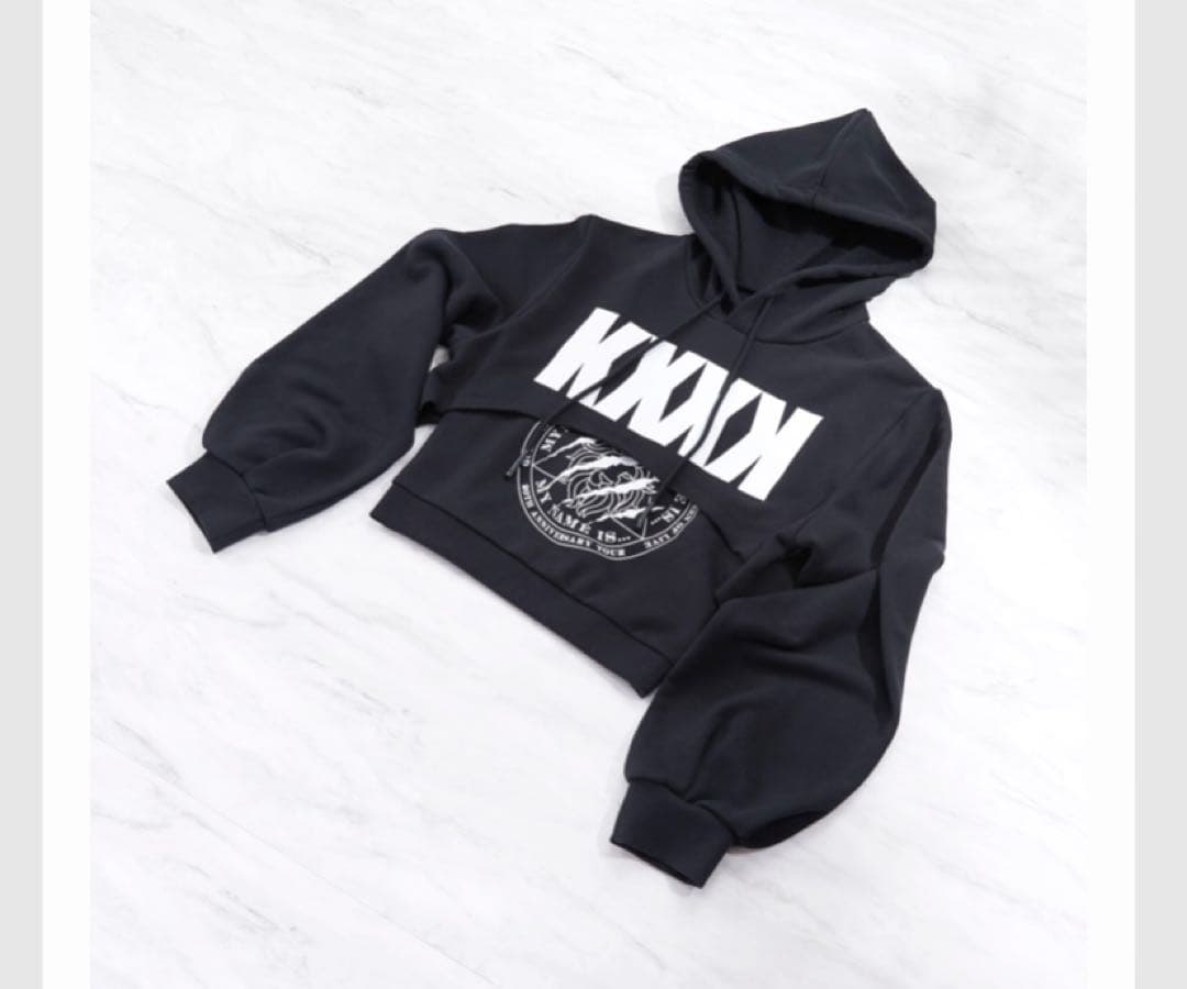 倖田來未 クロップド フーディー キャミソール 2ピース セット