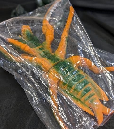 ミニラ（ブルマァク復刻）＆未開封カマキラス（マルサン）ソフビ２体セット＋１