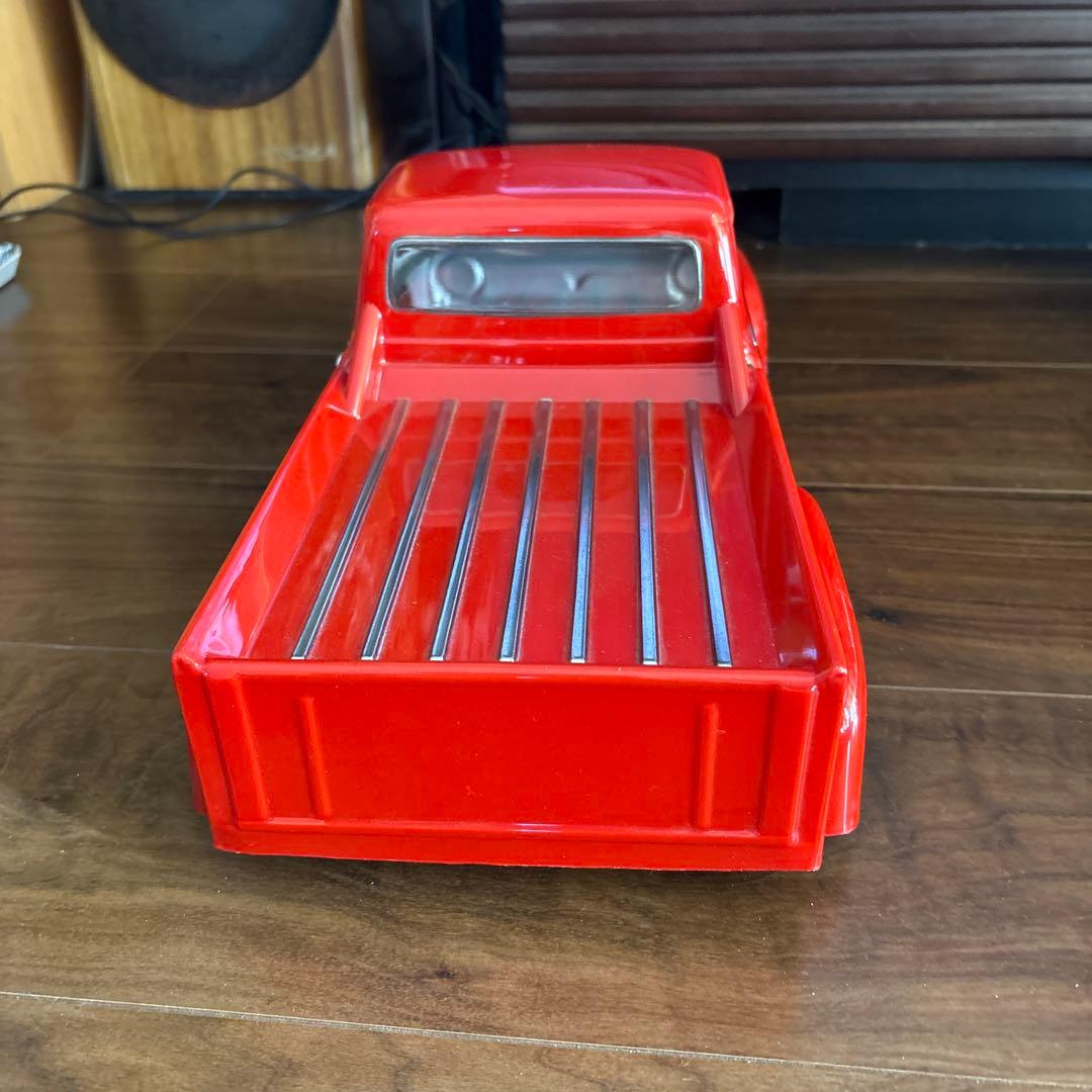 レッド クラシックピックアップトラック ボディシェル　タミヤ　ドリフトボディ