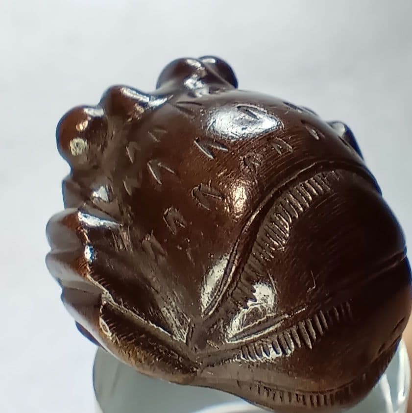 柘植彫 根付 「伊勢海老」 江戸時代