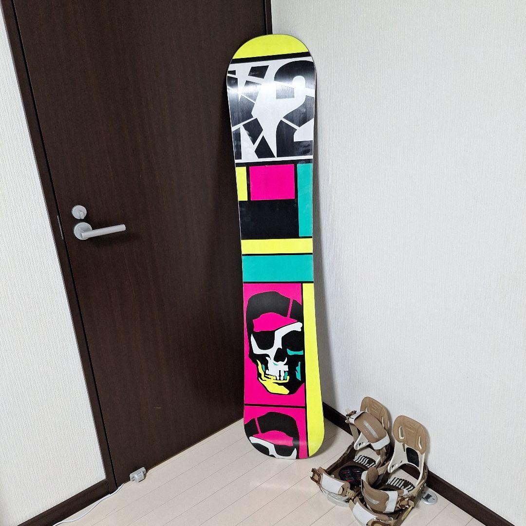 スノーボードセット　K2ワールドワイドウエポン148センチ サロモンビンディング