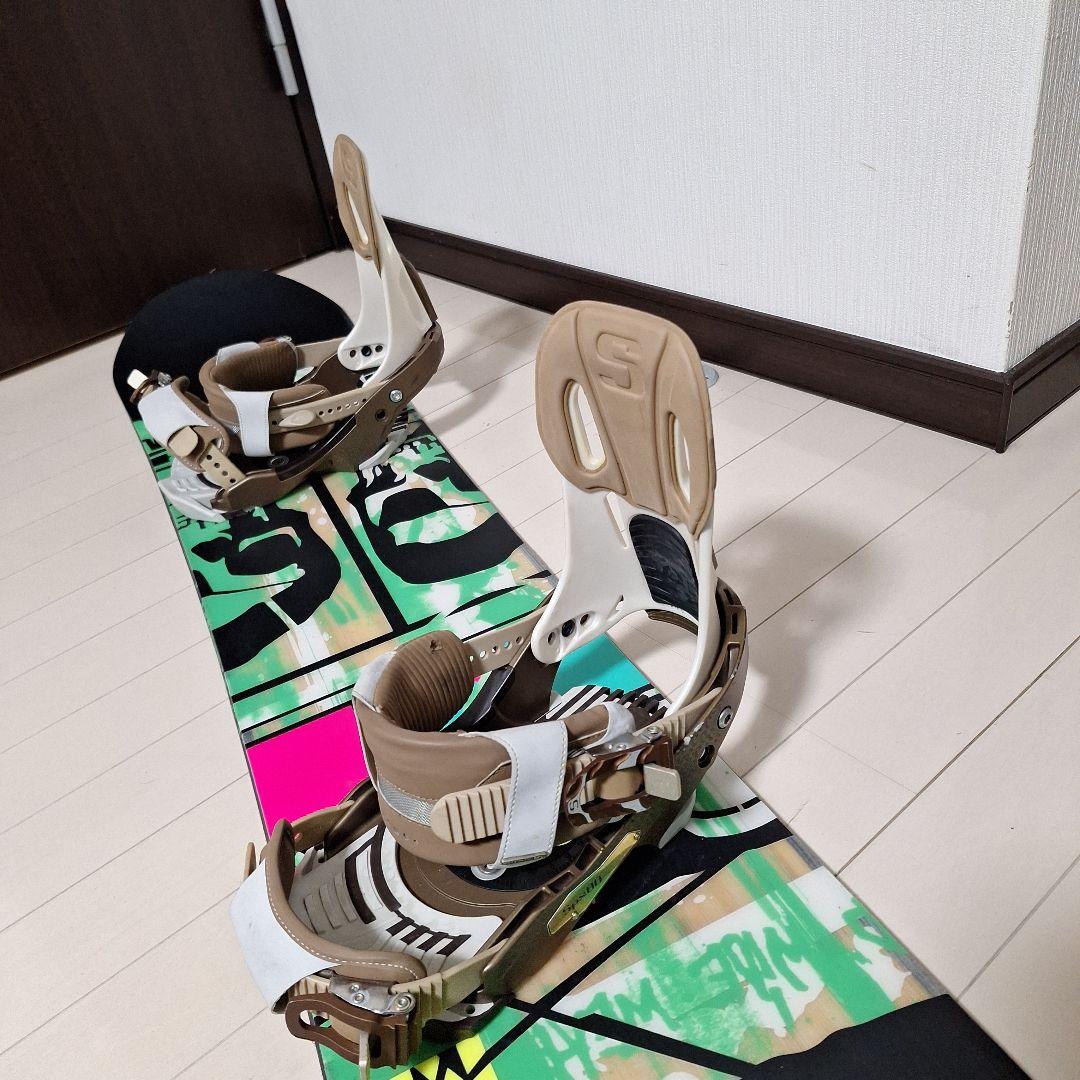 スノーボードセット　K2ワールドワイドウエポン148センチ サロモンビンディング