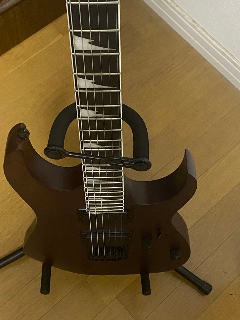 エレキギター ブラウン 24フレット ハムバッカー