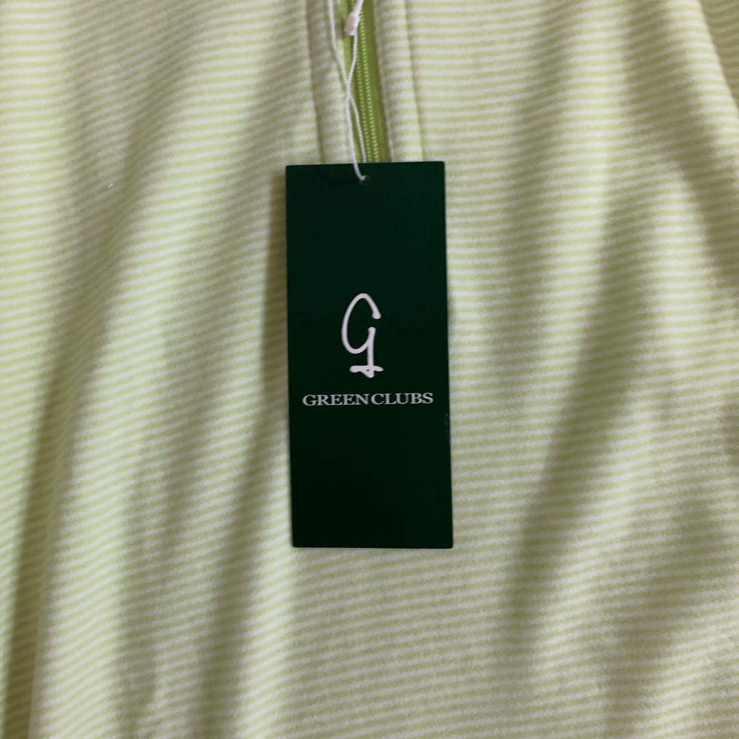 GREEN CLUBS サイズ5ハーフジップ ストライプ メンズウェア